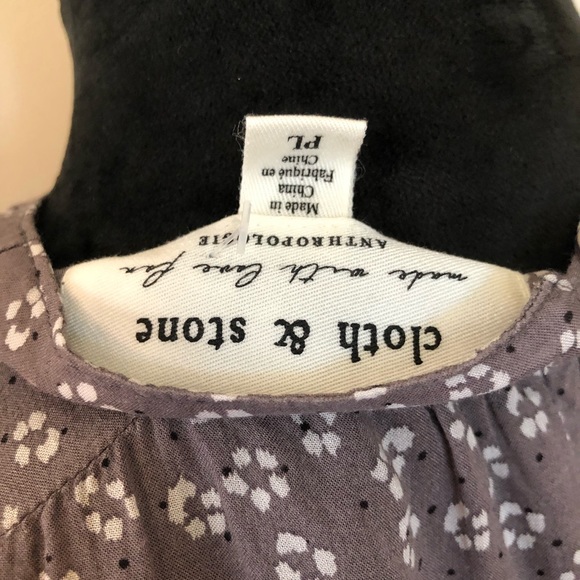 SOLD Cloth + Stone for Anthropologie Floral Blouse - Picture 7 of 9